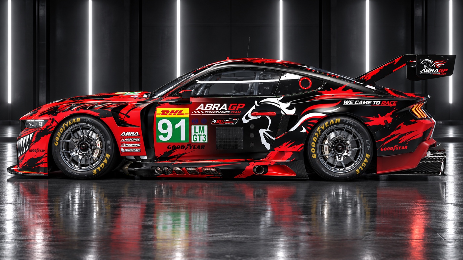 ABRAGP Ford Mustang LMGT3 in Team-Livery